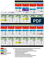 2020 Filcom Choir Schedule