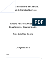 Reporte Final de Practicas