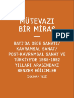 Mtevaz Bir Miras Batda Obje Sanat PDF