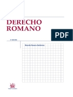Libro PDF Derecho Romano Autor Panero