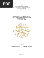 Isik - Kuyud-I Kadime Arsiv Katalogu PDF