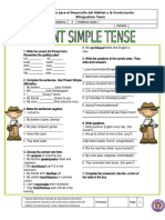 Simple Present Worksheet Versión 2