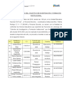 ACTA CONSTITUTIVA DEL COLECTIVO INSTITUCIONAL