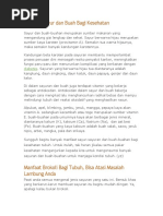 Download Manfaat Sayur Dan Buah Bagi Kesehatan by Idayu Niar SN45462248 doc pdf