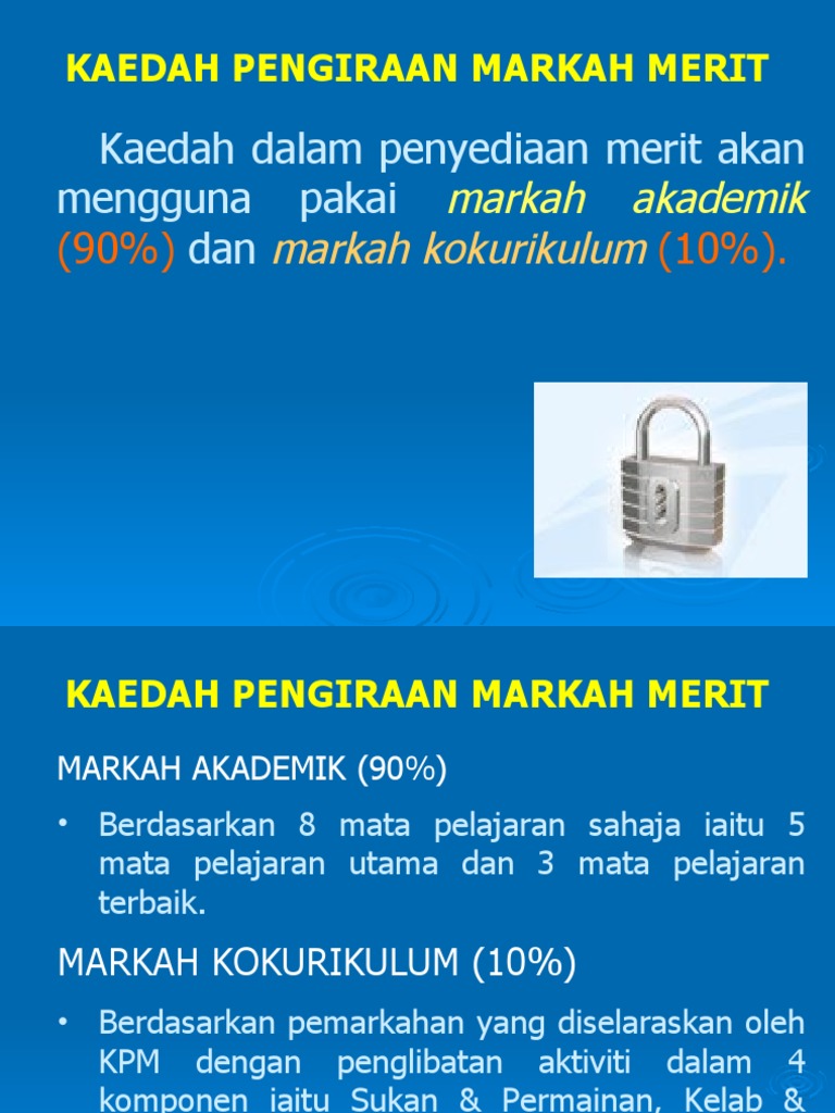 Kaedah Pengiraan Markah Merit Ke Ipta Pdf