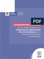 Lineamientos Optimizacion Uso Antimicrobianos PDF