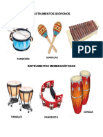 Instrumentos musicales clasificados