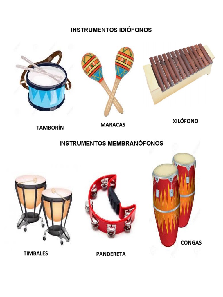 Instrumentos Idiófonos PDF