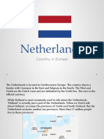 Culture of Netherland