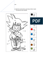 Colorea Cada Parte Del Dibujo Según Corresponda Las Sustracciones