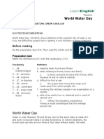 World Water Day: Before Reading