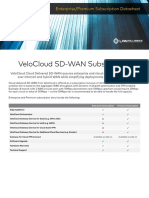 Velocloud Sd-Wan Subscription: Enterprise/Premium Subscription Datasheet