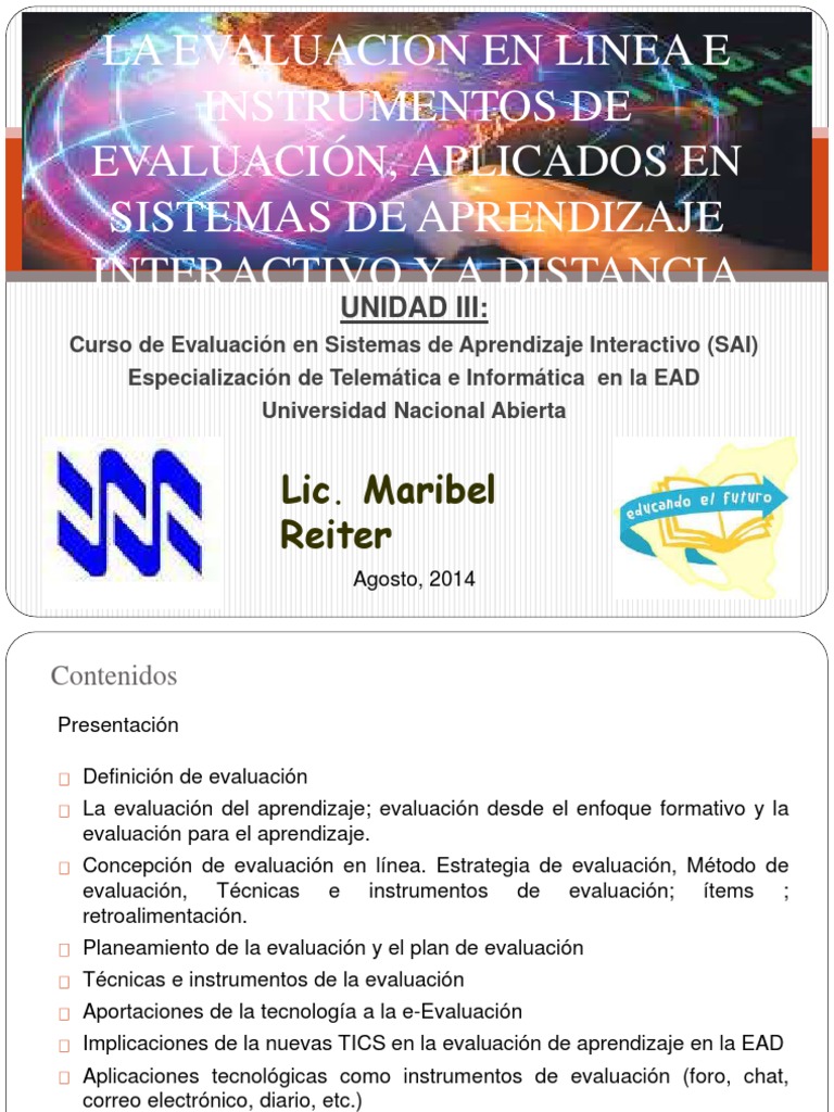 Evaluación en Sistemas de Aprendizaje Interactivo | PDF | Chat en linea ...