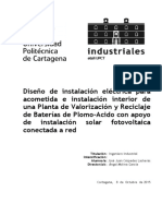 Titulación: Ingeniero Industrial Intensificación: Alumno/a: José Juan Céspedes Lasheras Director/a/s: Ángel Molina García