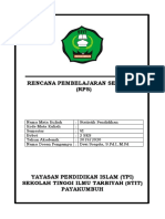 RPS Statistik Pendidikan