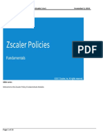 Zscaler Policy Fundamentals Guide