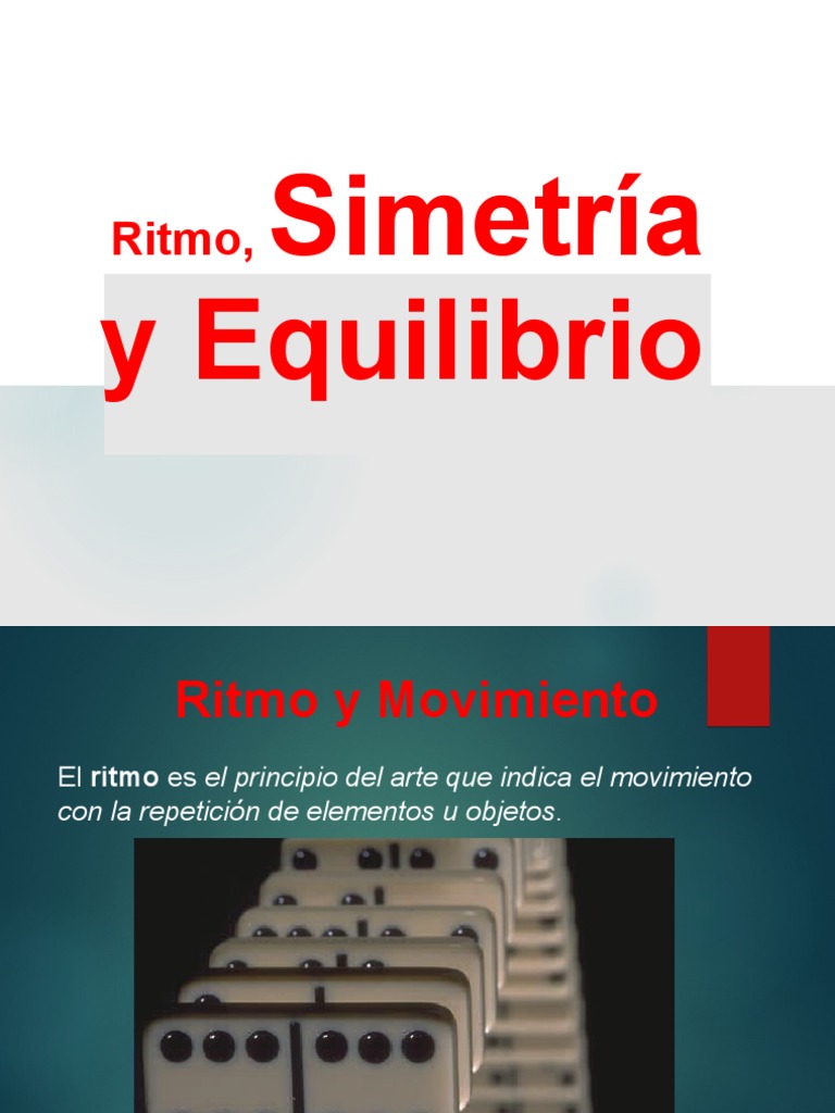 Ritmo, Simetría y Equilibrio en Arte | PDF