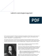 Leibniz Cosmological Argument