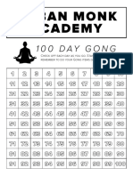 Urban Monk Academy: 100 Day Gong