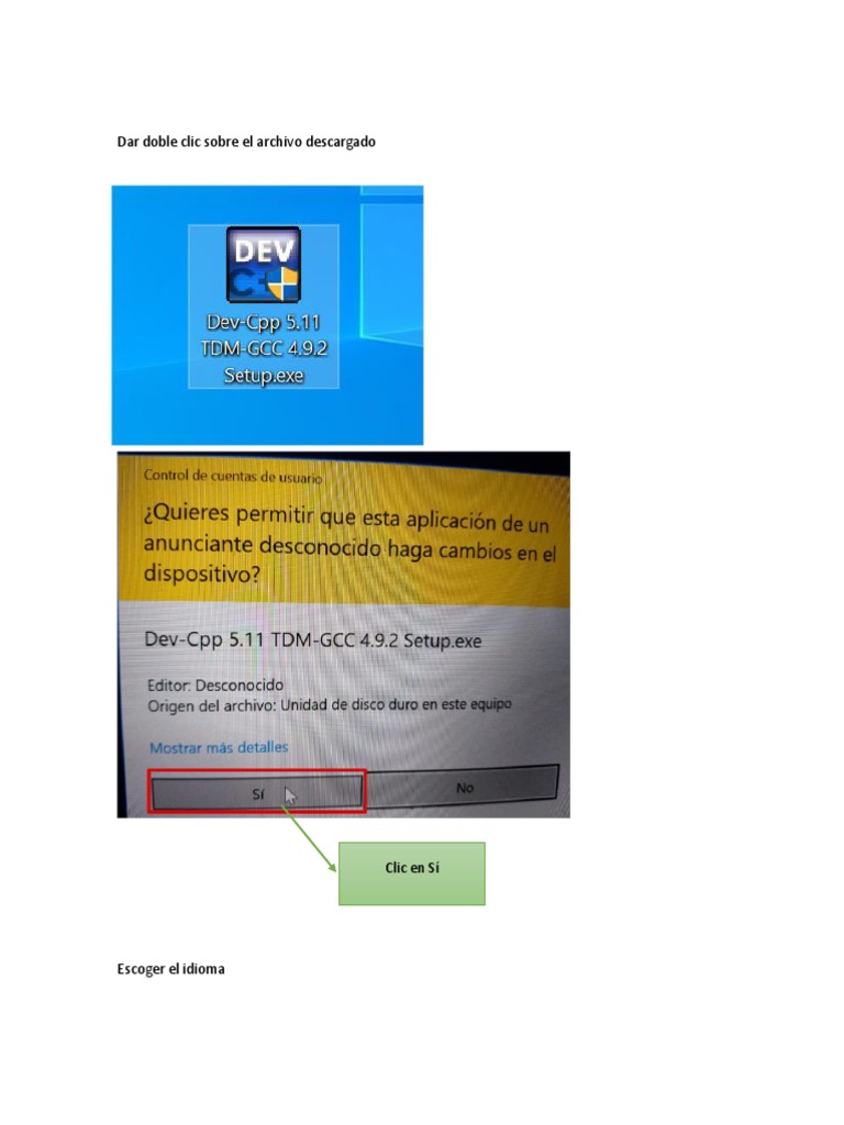 Manual para Instalar Dev C++ | PDF