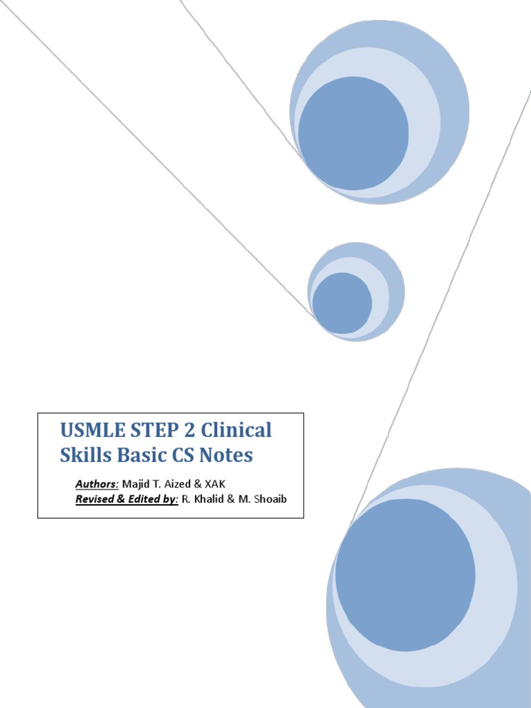 USMLE Step 2 CS: Key Clinical Skills Guide | PDF | Sexually Transmitted ...