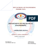 Department of Mechanical Engineering: Chameli Devi School of Engineering Indore (M.P.)