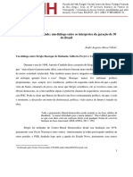 Do IHGB A Universidade: Um Diálogo Entre Os Interpretes Da Geração de 30 Do Brasil