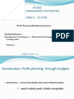Week 2 - lecture  - Profit planning  Practice budgeting with eg (1).pptx