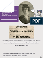 Emily Wilding Davison: Significant People in History