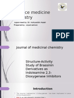 Structure-Activity Study of Brassinin Derivatives as Potent IDO Inhibitors