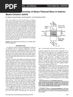 Bond-Slip Relationship of Beam Flexural Bars in Interior Beam-Column Joints