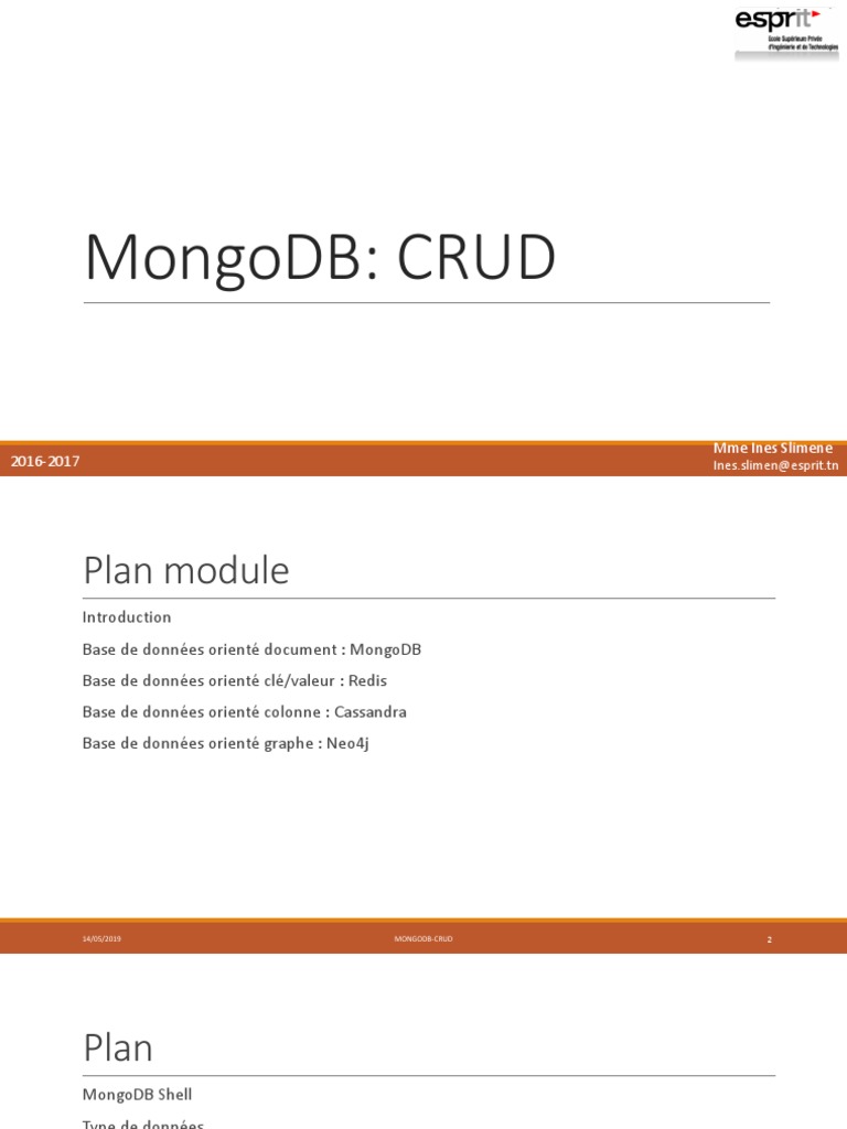 MongoDB: Guide CRUD pour Débutants | PDF | MongoDB | Fichier informatique