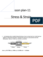 Lesson Plan-11 Stress & Strain
