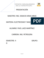 TRABAJO Electricidad y Magnetismo