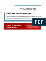 Free SWOT Analysis Template