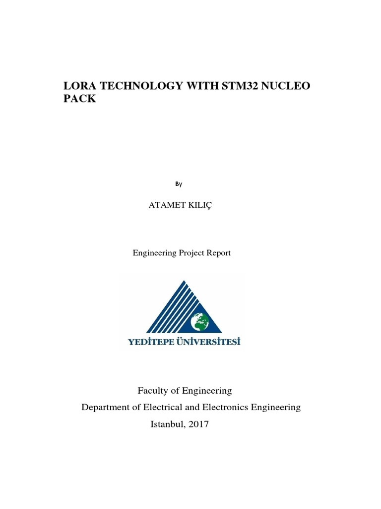 LoRa Technology with STM32 Nucleo | PDF | Internet Of Things | Computer ...
