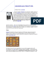 Aplicaciones Recomendadas para Nokia E71