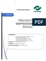 Proyecto Emprendimiento Social4.0