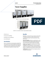 Deltav Bulk Power Supplies: Product Data Sheet Deltav Distributed Control System