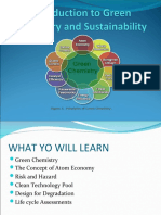 Green Chemistry and Sustainability