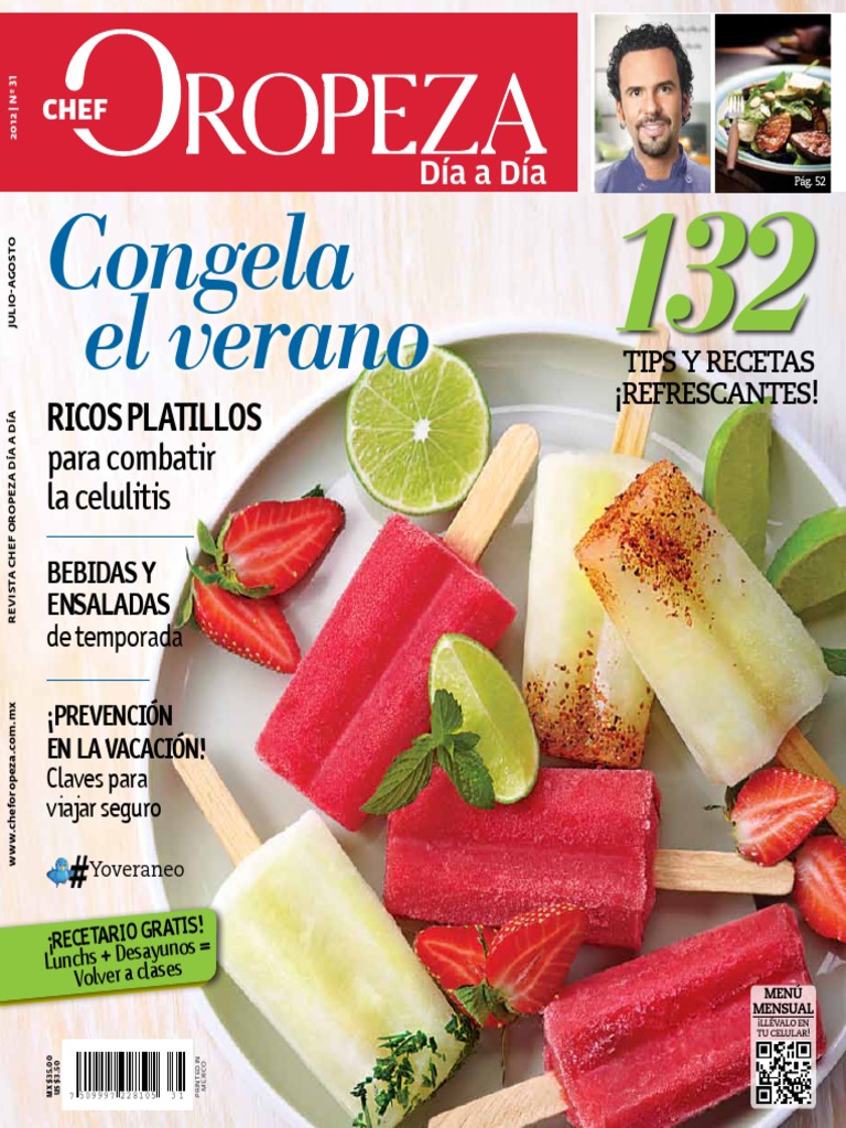 Chef Oropeza 31. Jul-Ago. 2012 PDF | PDF | Nutrición | Dieta y nutrición