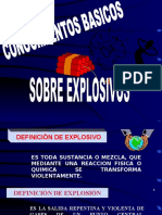 Definición y clases de explosivos