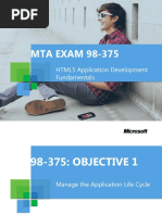 MTA EXAM 98-375: HTML5 Application Development Fundamentals