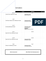 Important Dates and Calendar II