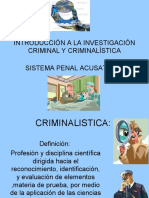 Introducción A La Investigación Criminal