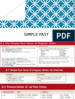 Simple past 2nd semester edited with Past of BE.ppt