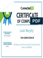 connectedpe certificate