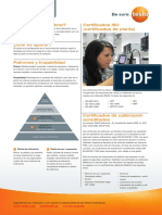 Testo Factsheet Calibration ES