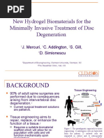Download New Hydrogel Biomaterials for the Minimally Invasive Treatment of Disc Degeneration  by villageortho SN45468053 doc pdf