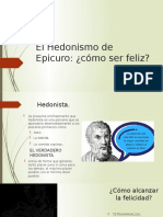 El Hedonismo de Epicuro